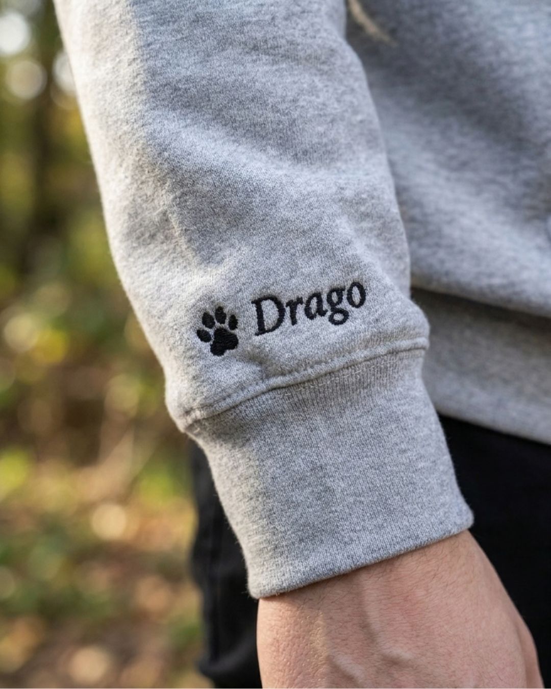 Embroidered Pet Portrait Sweatshirt