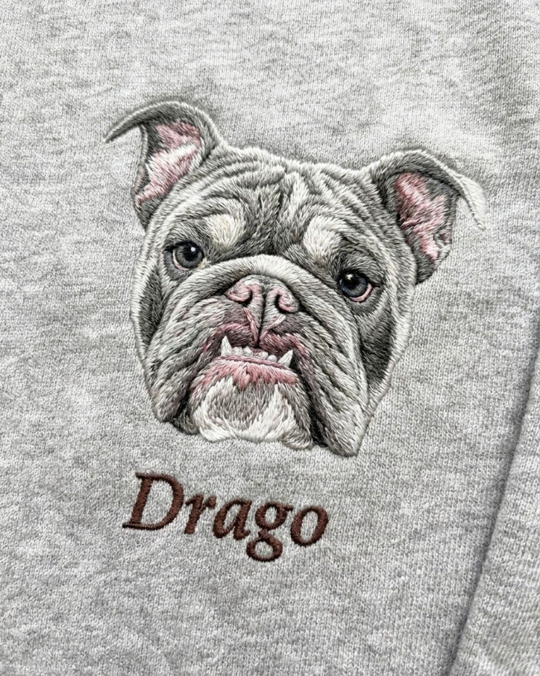 Embroidered Pet Portrait Sweatshirt